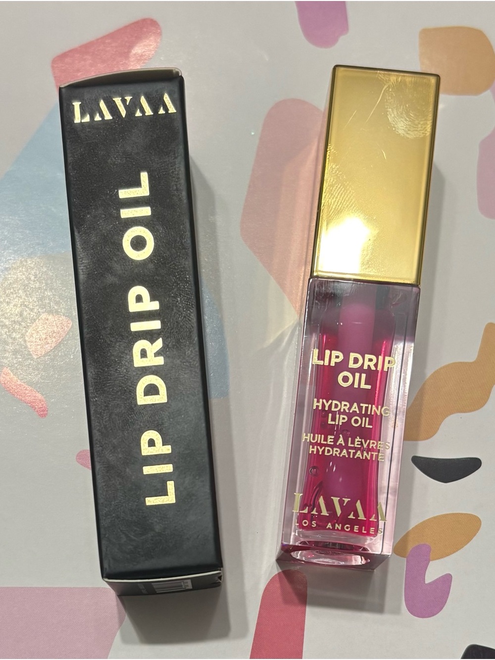 Lavaa Lip Drip Oil Hydrating Lip Oil — Sheer Pink
